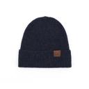 Navy C.C® Fine Yarn Cuff Beanie | AILI'S CORNER