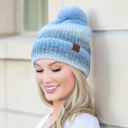  C.C® Ombre Fur Pom Beanie | AILI'S CORNER