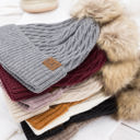  C.C® Honeycomb Pom Beanie | AILI'S CORNER