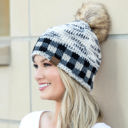  C.C® Buffalo Knit Pom Beanie | AILI'S CORNER