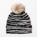  C.C® Zebra Pom Beanie | AILI'S CORNER