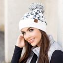  C.C® Leopard Pom Beanie | AILI'S CORNER