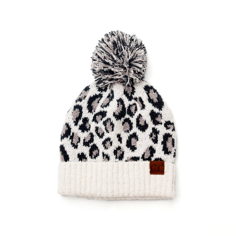 C.C® Leopard Pom Beanie | AILI'S CORNER