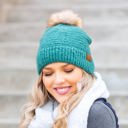  C.C® Ultra Soft Fur Pom Beanie | AILI'S CORNER