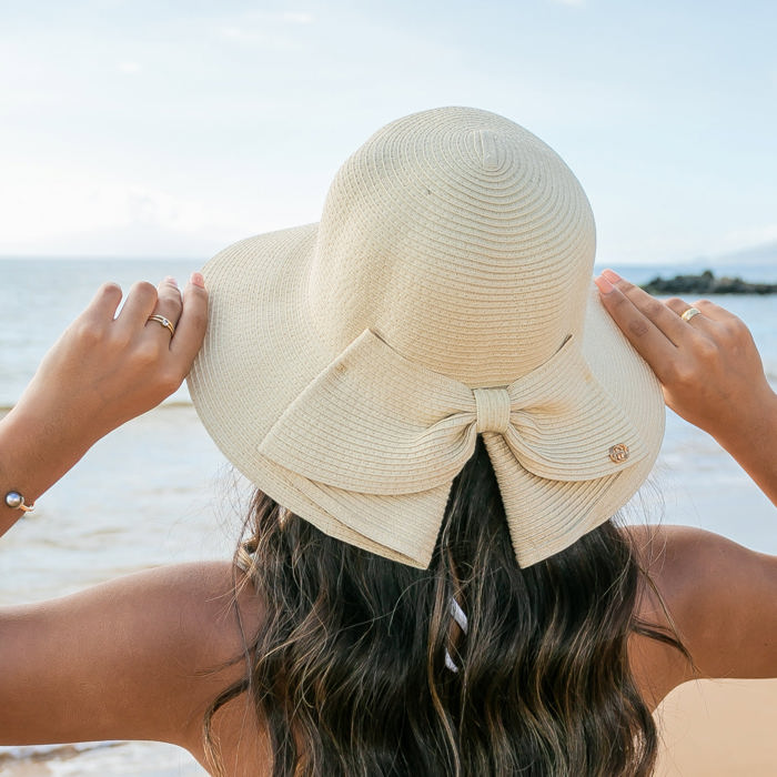 Bow Back Sun Hat | AILI'S CORNER