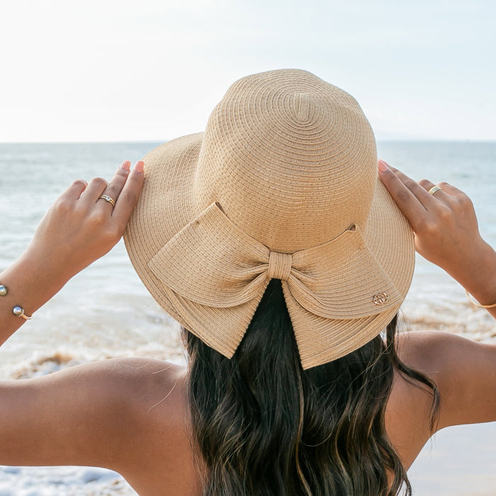 Bow Back Sun Hat | AILI'S CORNER