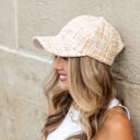 Tweed Sparkle Ball Cap | AILI'S CORNER