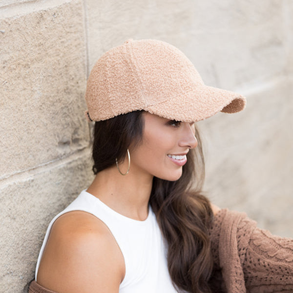 Boucle Sherpa Boyfriend Ball Cap | AILI'S CORNER