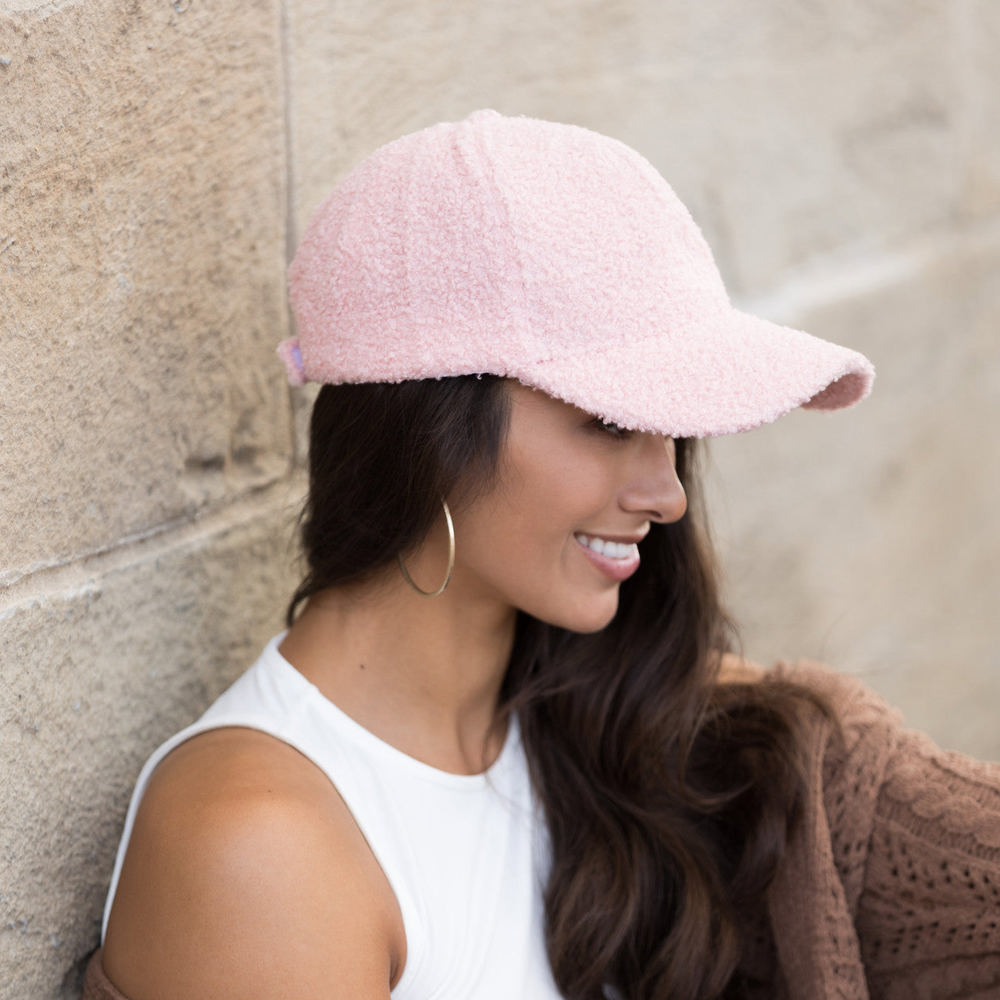 Boucle Sherpa Boyfriend Ball Cap | AILI'S CORNER