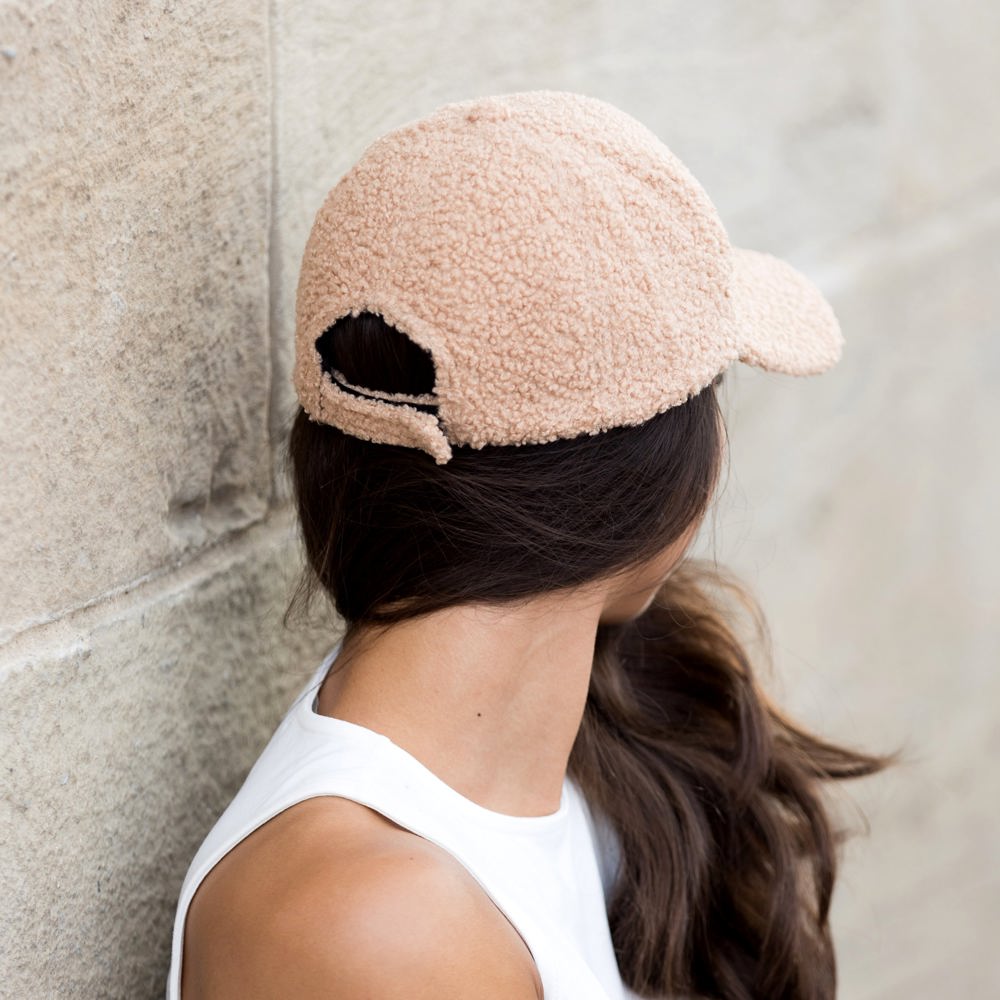 Boucle Sherpa Boyfriend Ball Cap | AILI'S CORNER