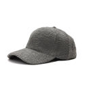 Gray Boucle Sherpa Boyfriend Ball Cap | AILI'S CORNER