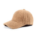 Light Camel Boucle Sherpa Boyfriend Ball Cap | AILI'S CORNER