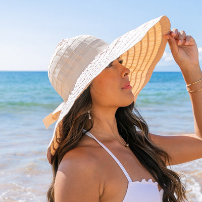 Classic Bow Accent Sunhat | AILI'S CORNER