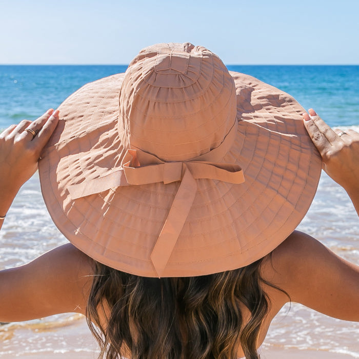 Classic Bow Accent Sunhat | AILI'S CORNER