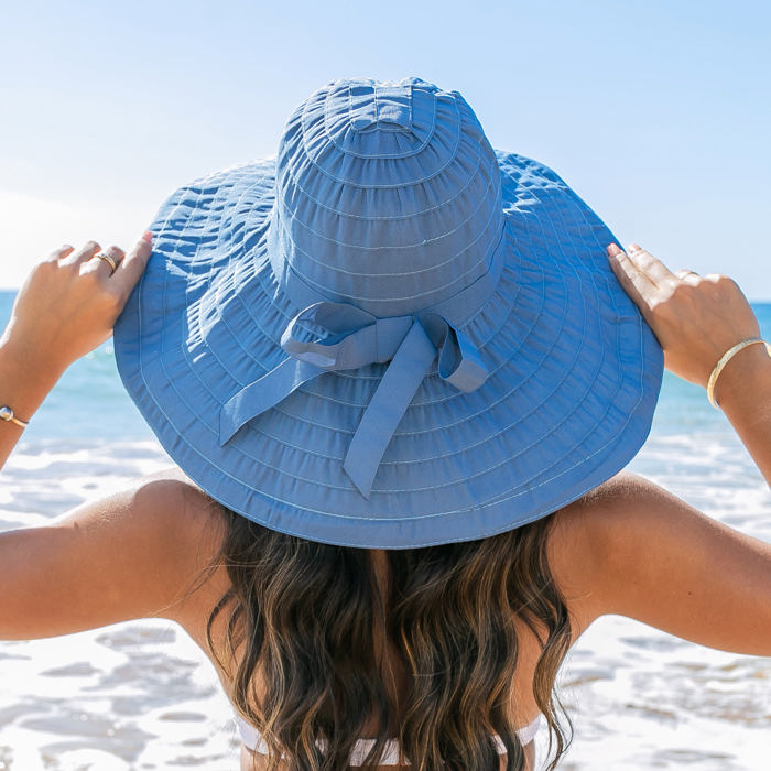 Classic Bow Accent Sunhat | AILI'S CORNER