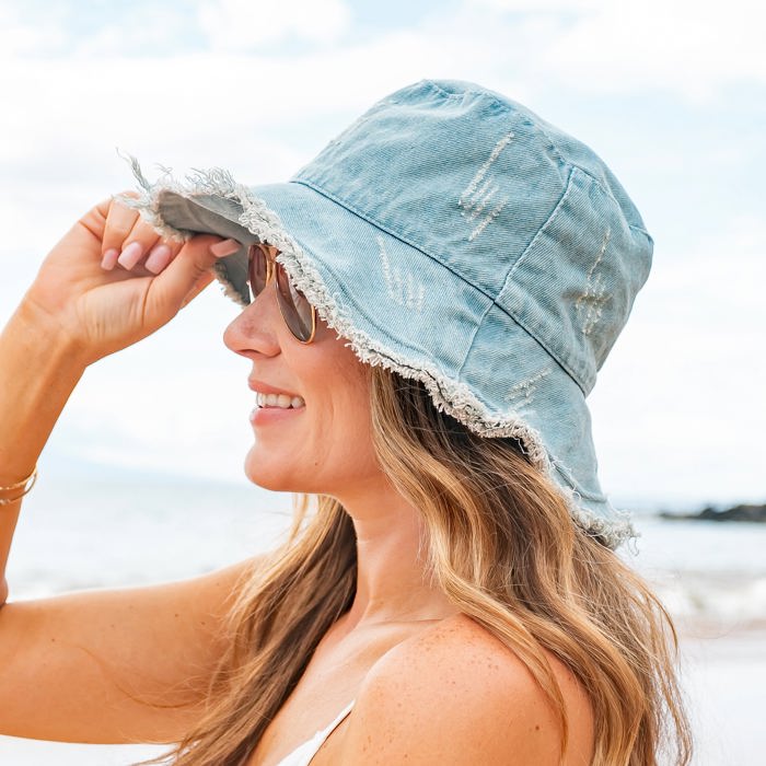 Denim Bucket Hat | AILI'S CORNER