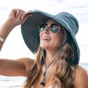 Gray Drawstring Cargo Hats | AILI'S CORNER