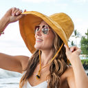 Mustard Drawstring Cargo Hats | AILI'S CORNER