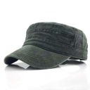 Army Green Distressed Cadet Caps | AILI'S CORNER