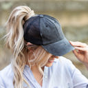  Distressed Messy Bun Hat Cap | AILI'S CORNER