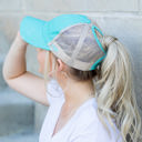  Distressed Messy Bun Hat Cap | AILI'S CORNER