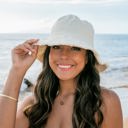  Frayed Edge Canvas Bucket Hat | AILI'S CORNER