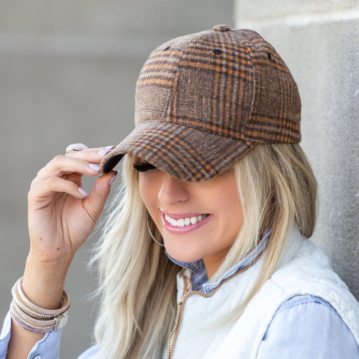 Fall Plaid Ball Caps | AILI'S CORNER