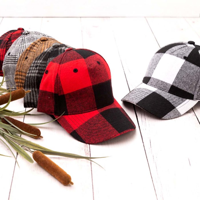 Fall Plaid Ball Caps | AILI'S CORNER