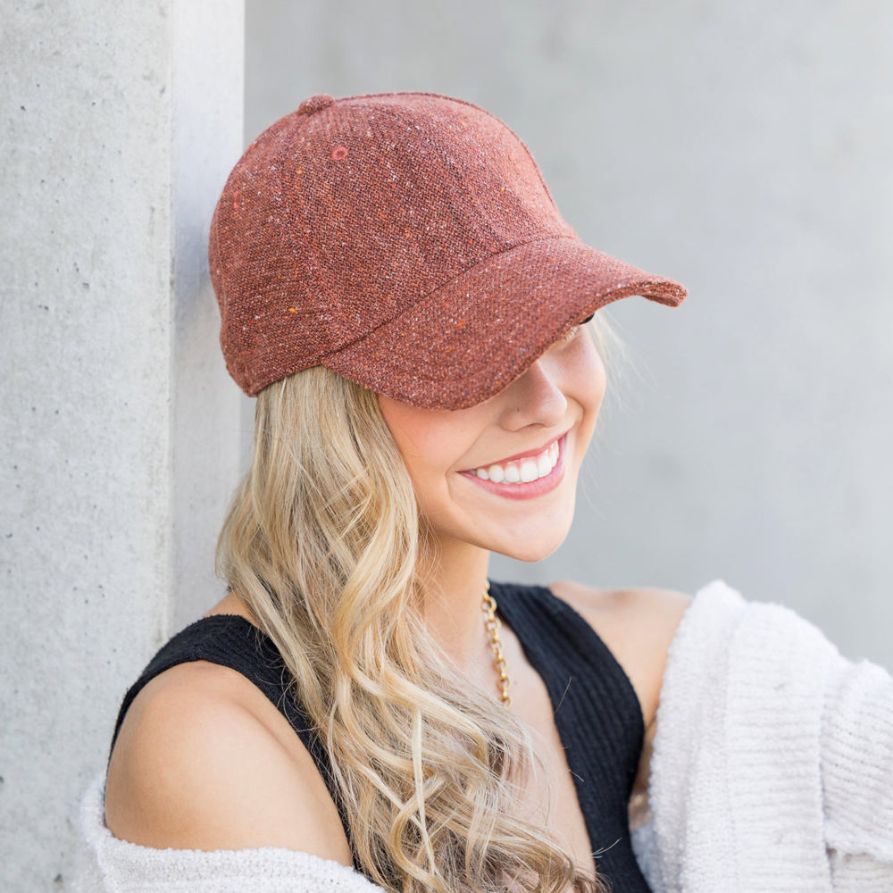 Autumn Tweed Ball Caps | AILI'S CORNER