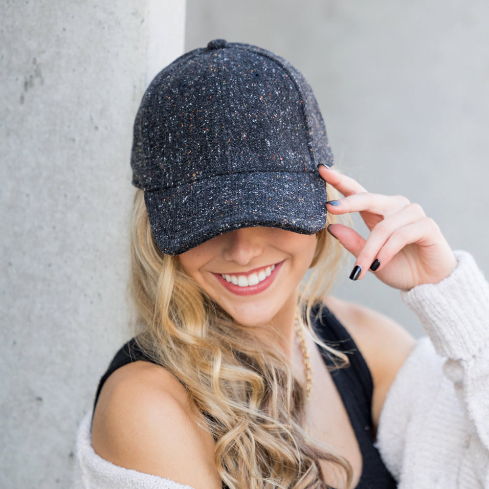 Autumn Tweed Ball Caps | AILI'S CORNER