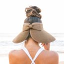  Foldable Wide Brim Bow Visor | AILI'S CORNER