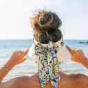  Scarf Accent Visor | AILI'S CORNER