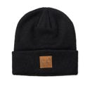 Black C.C® Heathered Boyfriend Beanie | AILI'S CORNER