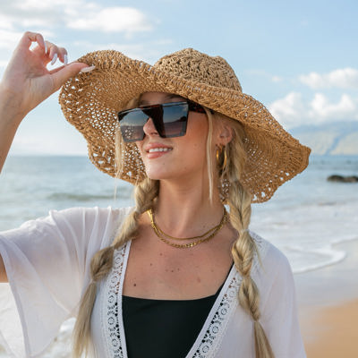 Woven Straw Sunhat | AILI'S CORNER