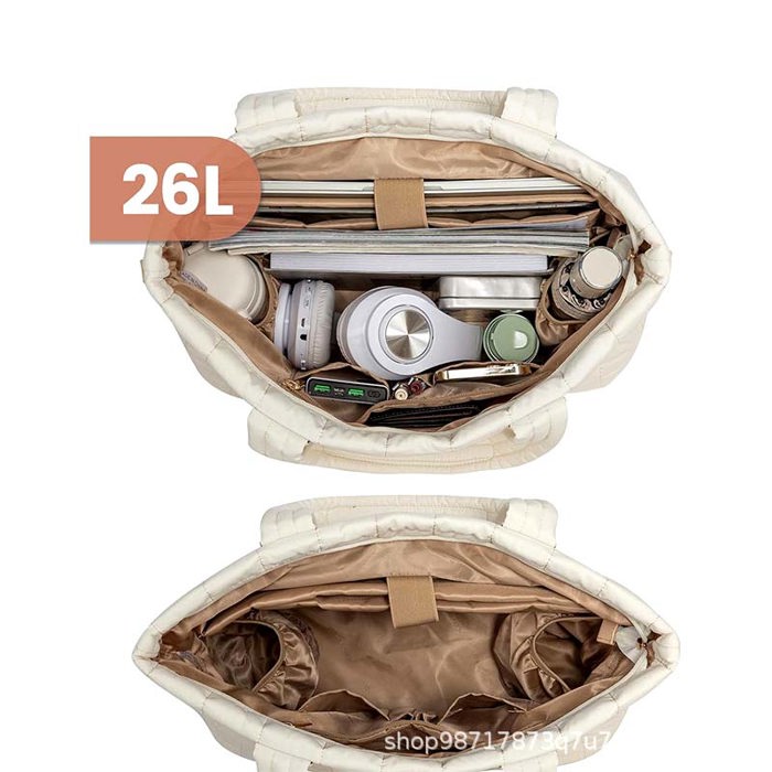 Mila Quilted Traveler Tote