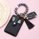 Gray Silicone Key Ring Wallet Bracelet | AILI'S CORNER