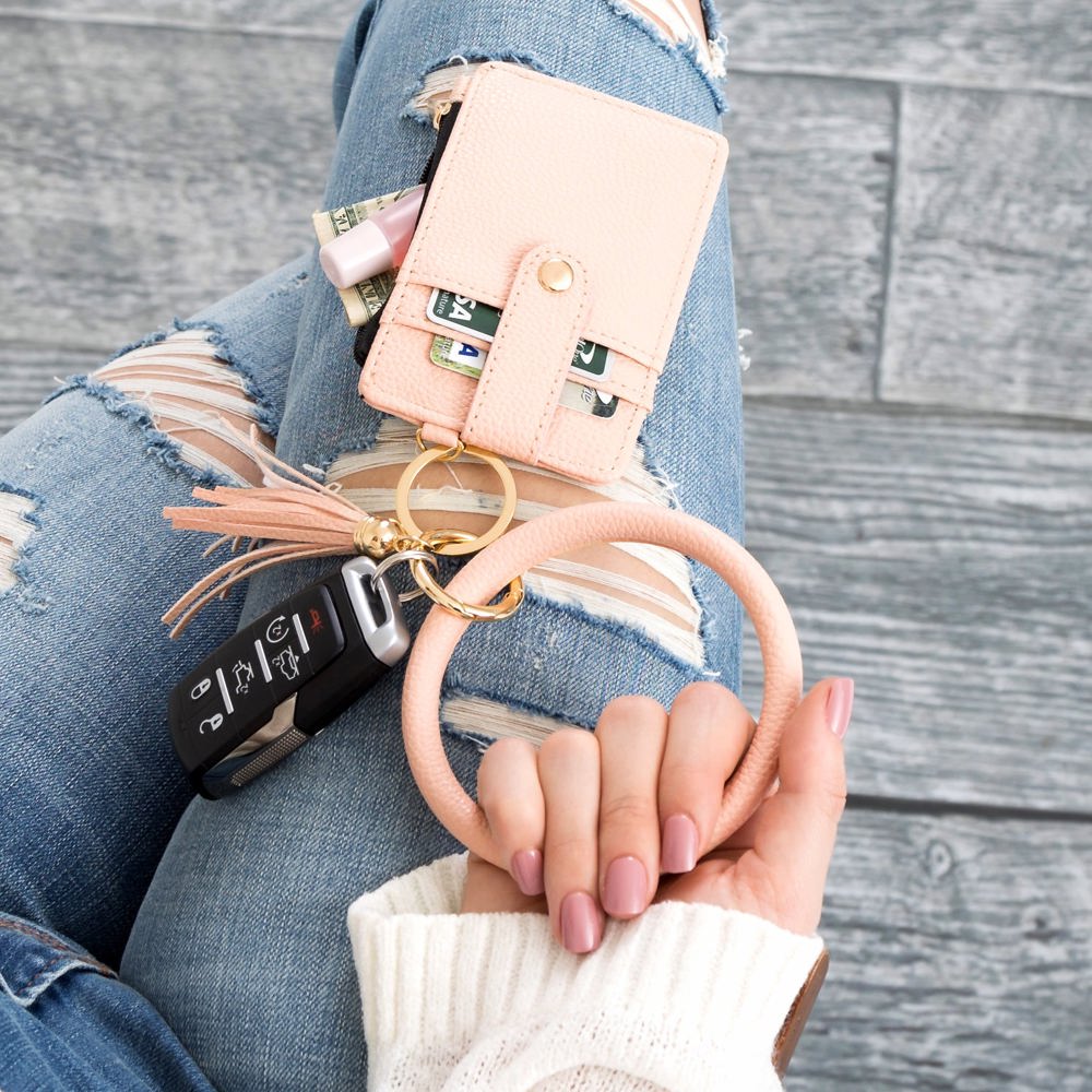 Key Ring ID Wallet Zip Bracelet | AILI'S CORNER