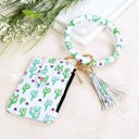 Cactus Key Ring ID Wallet Zip Bracelet | AILI'S CORNER