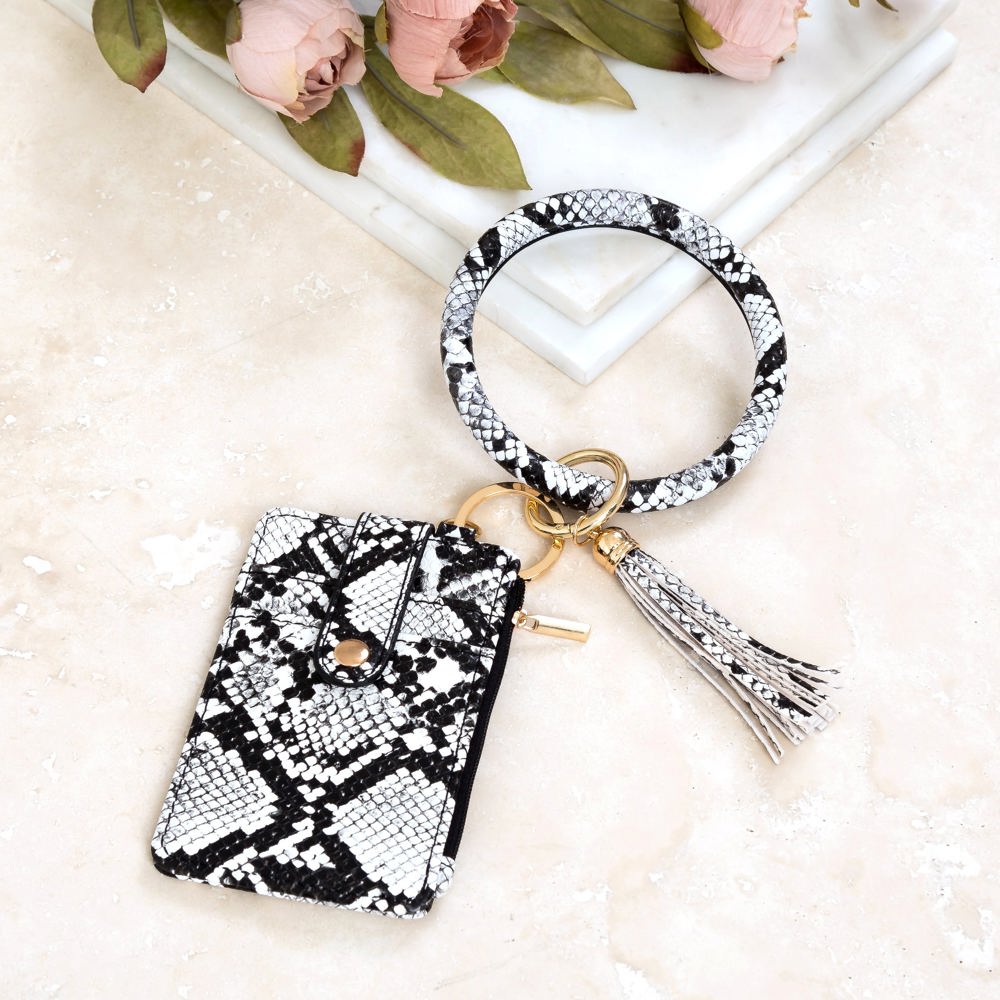 Key Ring ID Wallet Zip Bracelet | AILI'S CORNER