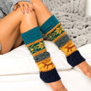  Nordic Snowflake Leg Warmers | AILI'S CORNER