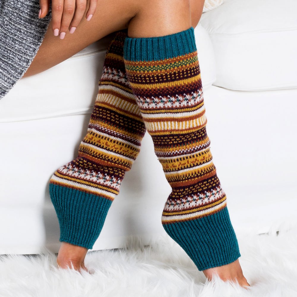 Fairisle Leg Warmers | AILI'S CORNER