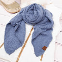 Denim C.C® Draped Scarves | AILI'S CORNER