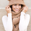  Teddy Bear Hooded Scarf | AILI'S CORNER