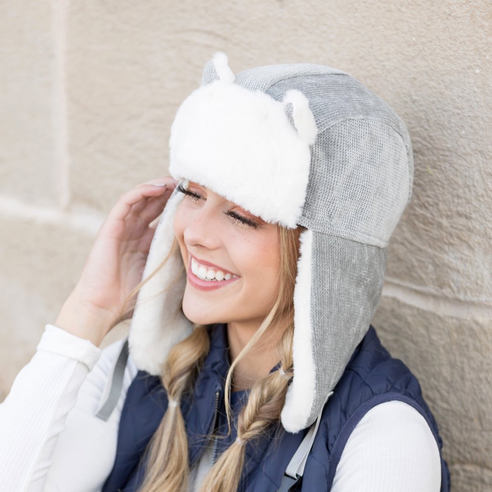 Kitten Ear Trapper Hat | AILI'S CORNER