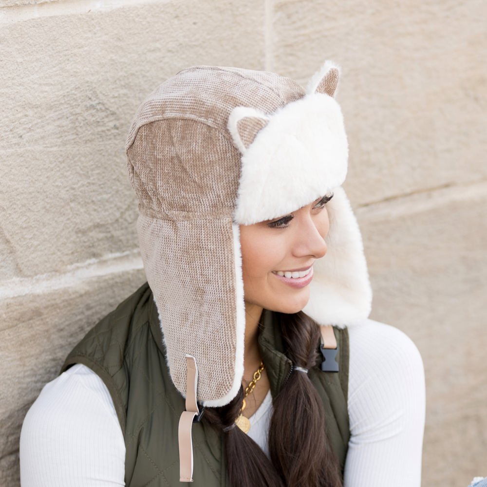 Kitten Ear Trapper Hat | AILI'S CORNER