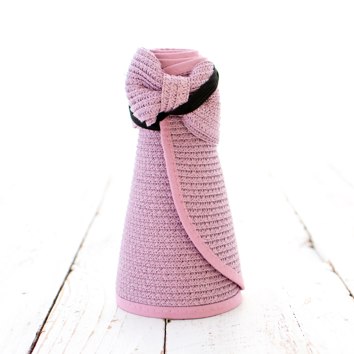 Foldable Wide Brim Bow Visor | AILI'S CORNER