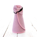 Vintage Plum Foldable Wide Brim Bow Visor | AILI'S CORNER