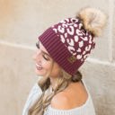  C.C® Natural Leopard Pom Beanie | AILI'S CORNER