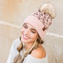  C.C® Natural Leopard Pom Beanie | AILI'S CORNER