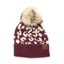 Monaco C.C® Natural Leopard Pom Beanie | AILI'S CORNER